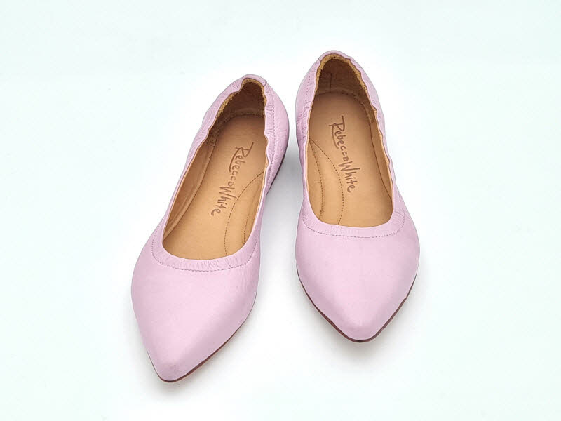 Rebecca White Ballerina Wash Nappa Lilac