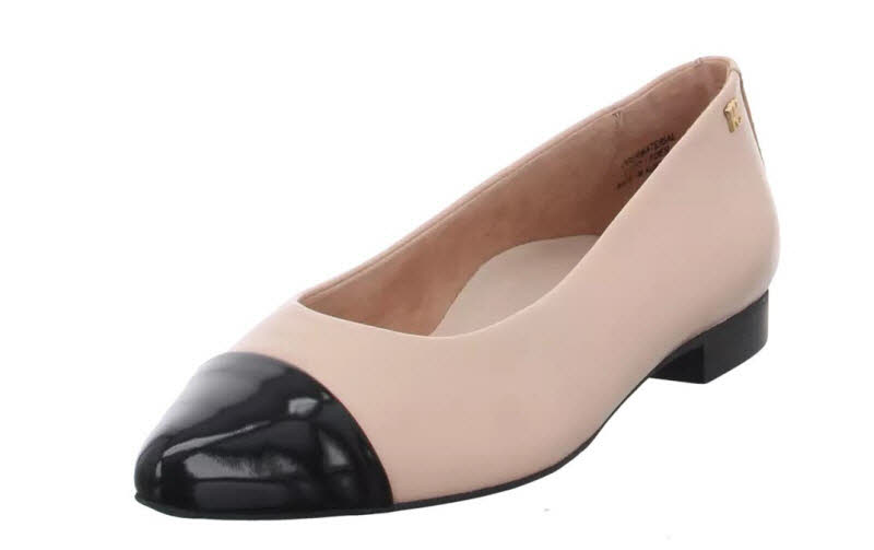 PAUL GREEN Ballerina Black/Biscuit