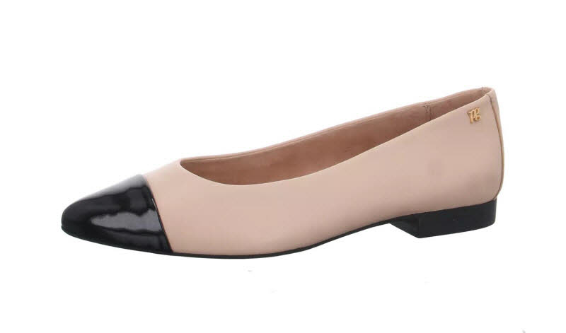 PAUL GREEN Ballerina Black/Biscuit