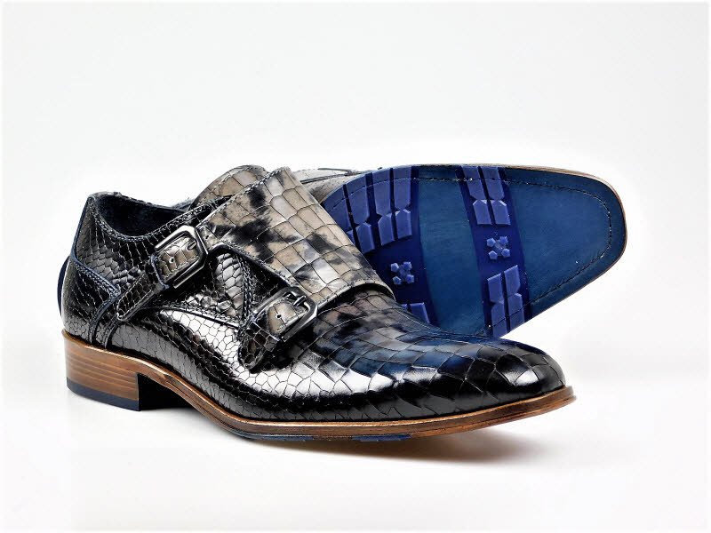 Lorenzi Monk braun-grau-blau