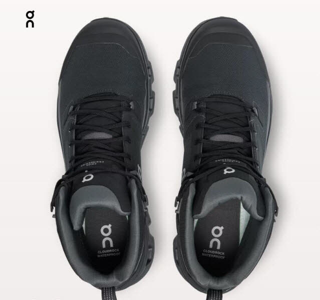 On Running Cloudrock 2 Waterproof black-eclips