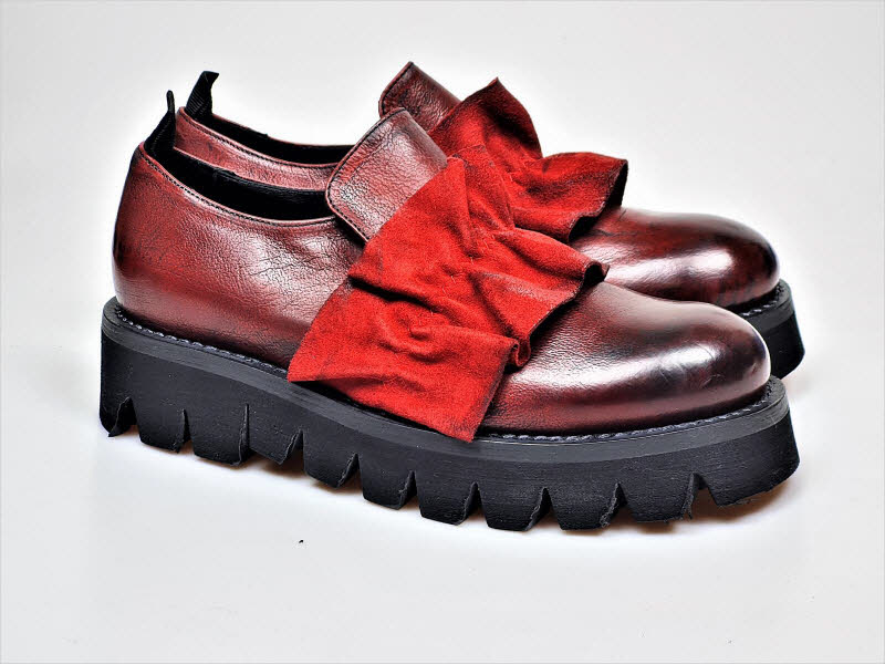1735.a Fashion Group S.R.L. Slipper Smile rubino