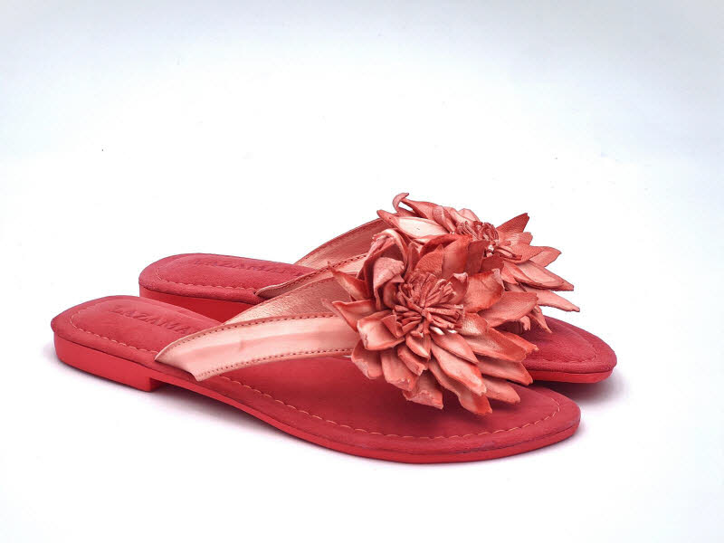 Lazamani Zehenpantoffel Blume coral