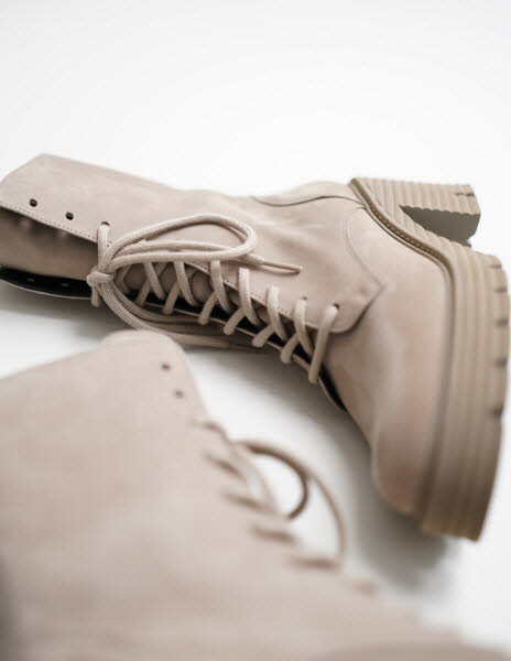 K&S Schnürboot Absatz Gravel Sgra