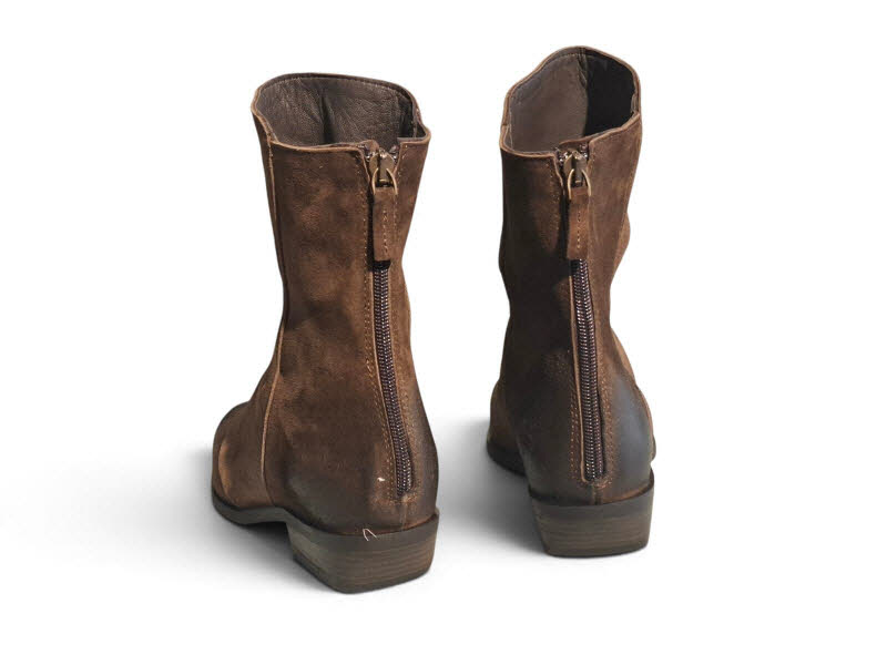MIMMU Stieflette Cashmere castagna