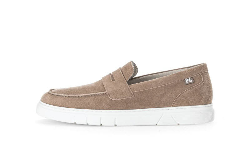 Gabor Herrenslipper Suede taupe