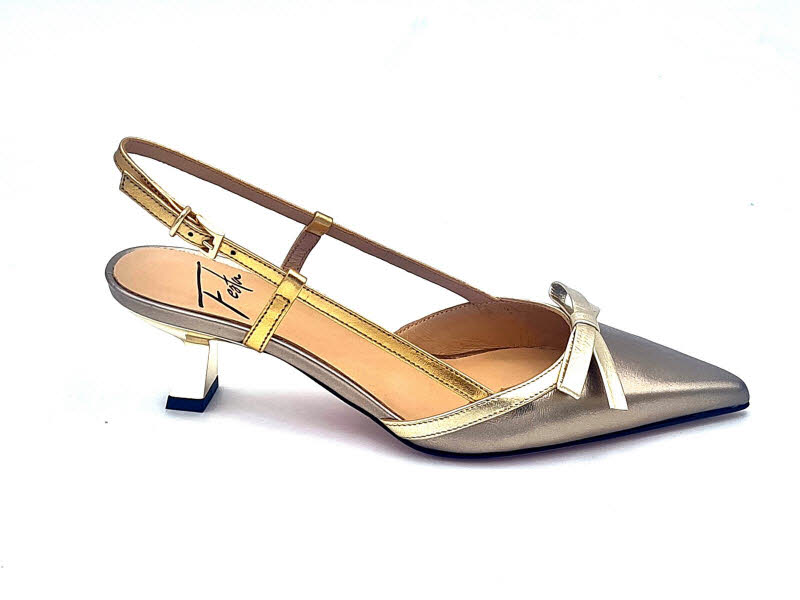 Roberto Festa BI.GI. Shoes S.r.l. Slingback Alba/Platino