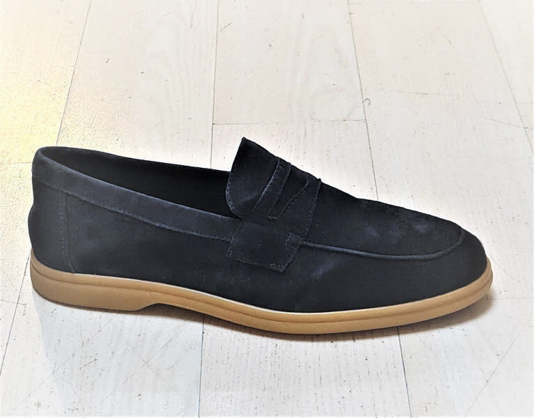 Antica Cuoieria Soldini Herrenslipper Amalfi Blu 6188