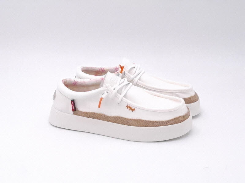 FUSION Emma 2.0 Raffia Washed Canvas white