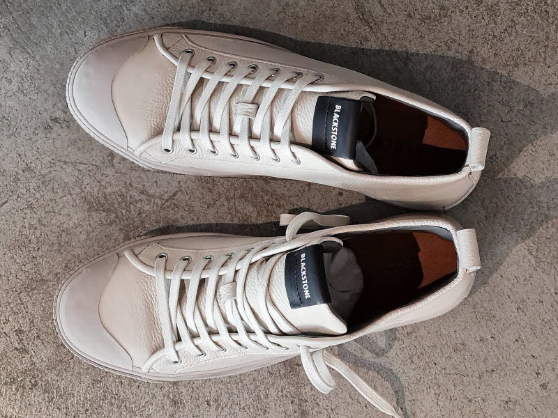 Blackstone Herren-Schnürboot offwhite