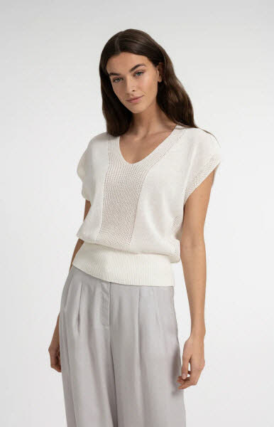 Yaya Pullover KA V-Ausschnitt