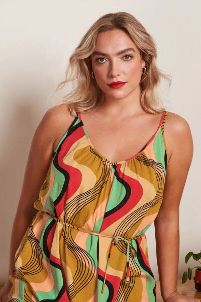 King Louie Exota BV Lara Midi Dress Falaise