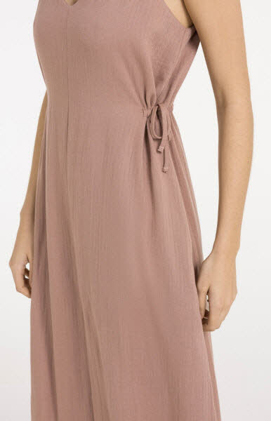 Yaya Trägerkleid lang - Burlwood pink