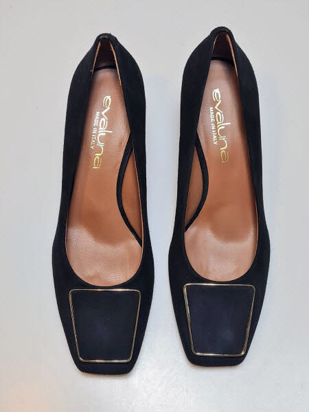 Evaluna Pumps camoscio nero