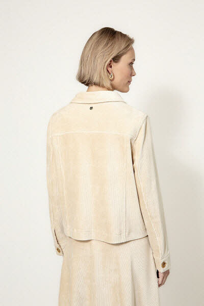 CATNOIR Jacke Jersey Cord - sand
