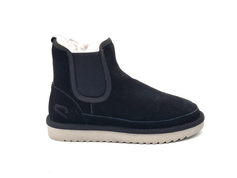 Massimo Santini Boot Lammfell black