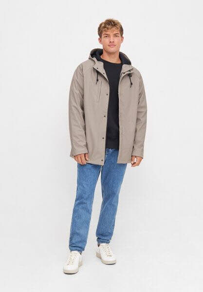 derbe Herrenjacke cobblestone/navy