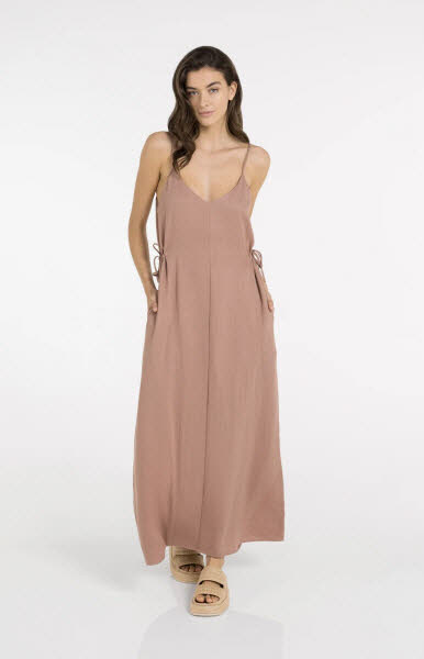 Yaya Trägerkleid lang - Burlwood pink