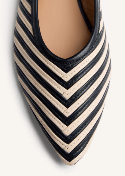 Gioseppo Ballerina Tarine black/white