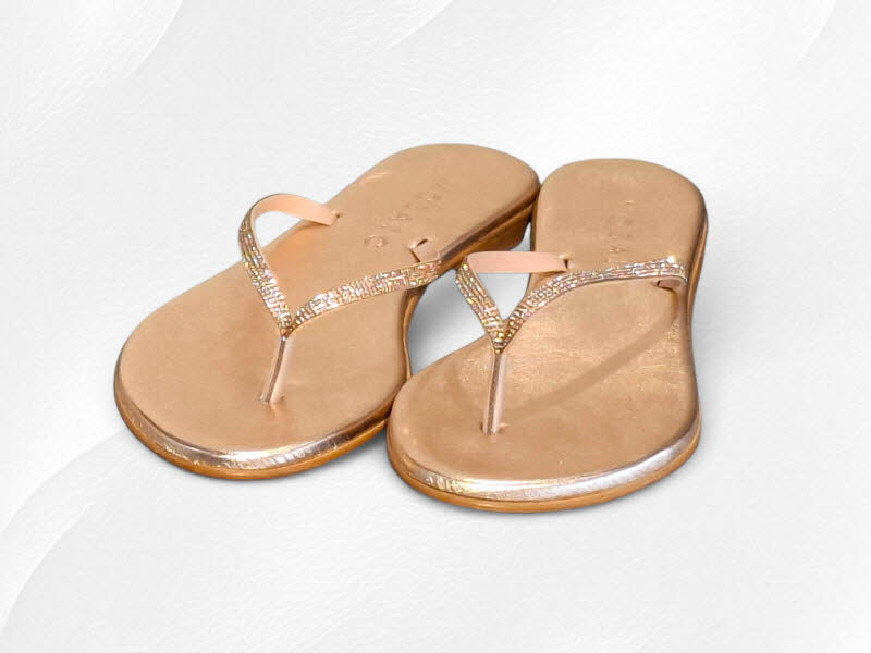 MOSAIC Zehenpantoffel rosegold