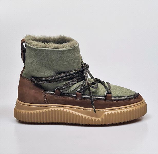 Cortina Shearling brown-army