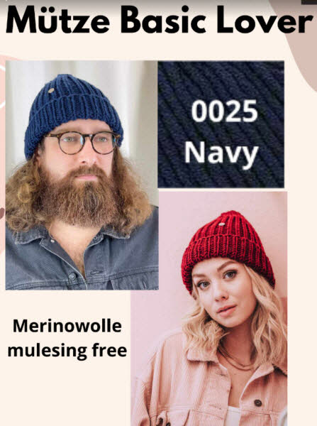 Mützenmafia Poli GmbH Mütze Basic Lover Navy 0025