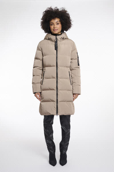 Rino&Pelle Jade Coat long - Toffee