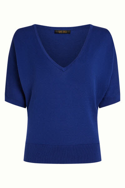 King Louie Exota BV Valentina Top Club - Pulli V Mazarine