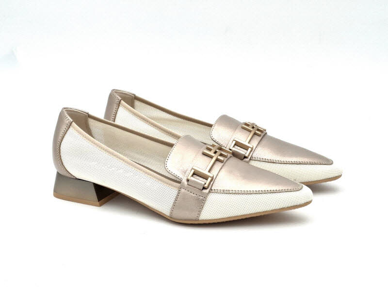 Hispanitas Slipper Dali beige-gold