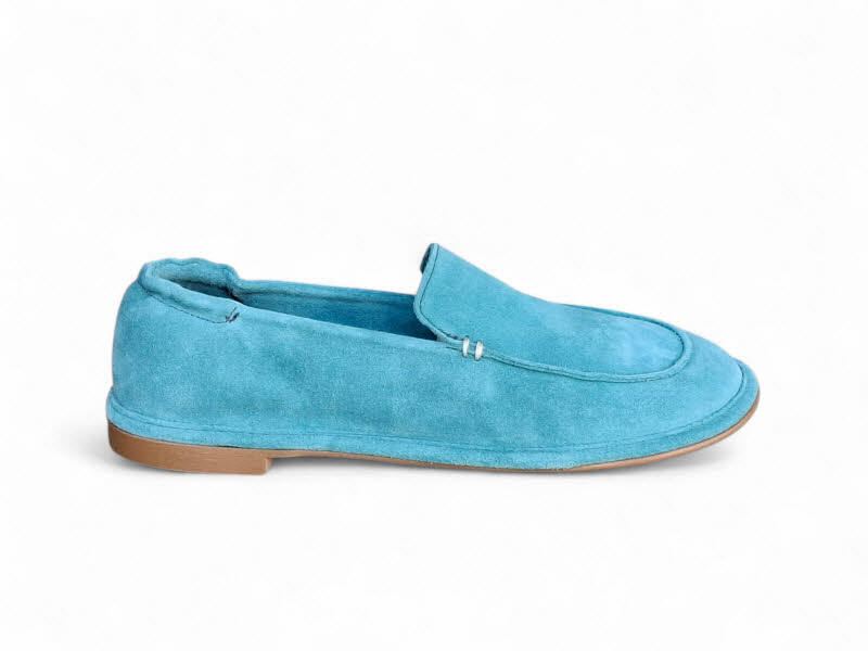 Patrizia Bonfanti Dover College Suede Turchese