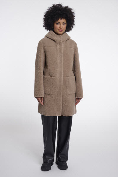 Rino&Pelle Alina Reversible Coat Mocha latte