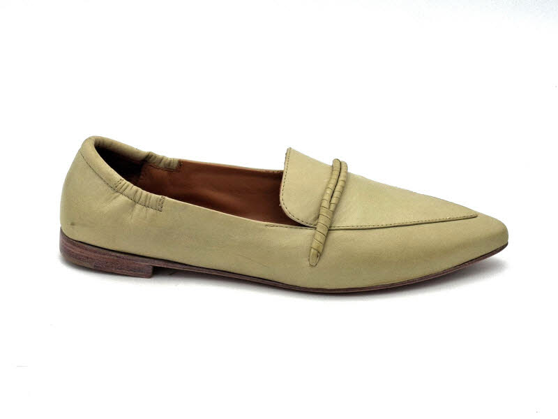 Rebecca White Slipper Pistachio