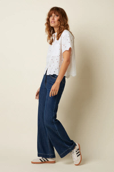 King Louie Exota BV Evelina Blouse white