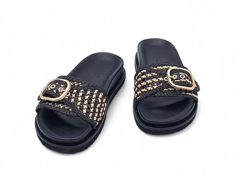 Inuovo Pantoffel Goldschnalle