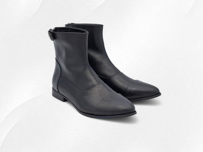 Rebecca White Stieflette Golden Nappa Black