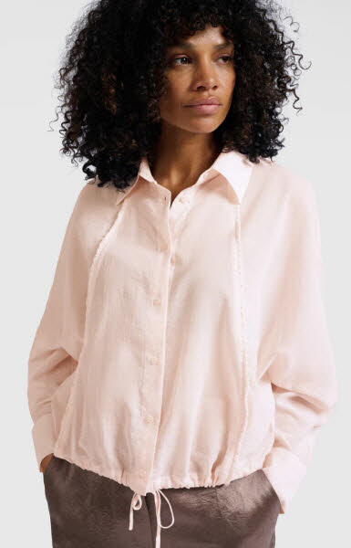 Yaya Bluse mit dezenten Nahtdetails