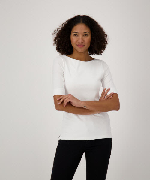 thylie Ragman Textilhandel GmbH Shirt Bianca Kurzarm schwarz