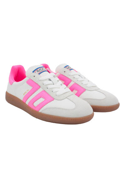 BACK 70 Cloud Leather White Fluo Pink