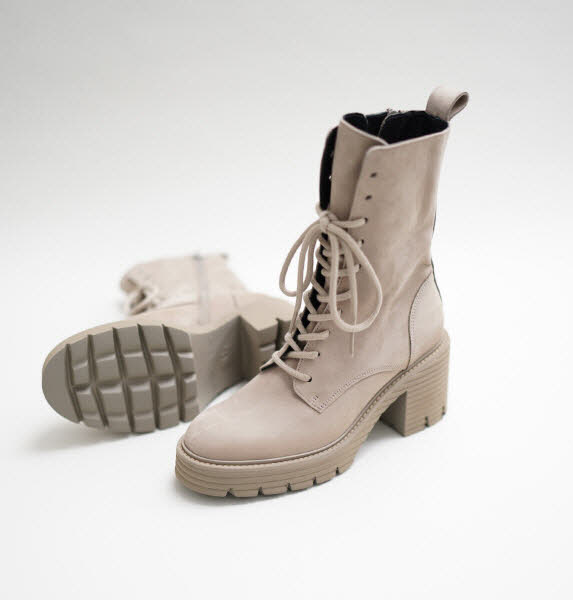 K&S Schnürboot Absatz Gravel Sgra