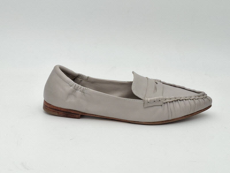 Rebecca White Slipper Wash Nappa Linen.