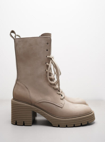 K&S Schnürboot Absatz Gravel Sgra