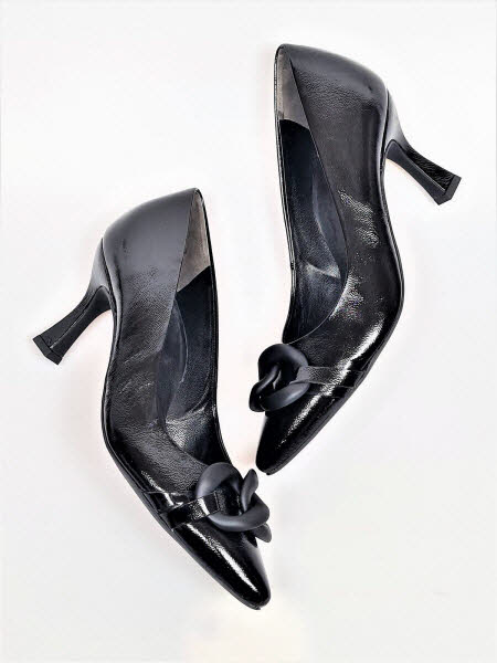 PAUL GREEN Pumps Knautschlack black