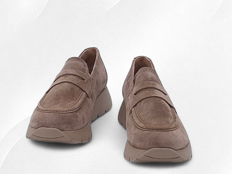 PAUL GREEN Slipper Soft Suede Antelope