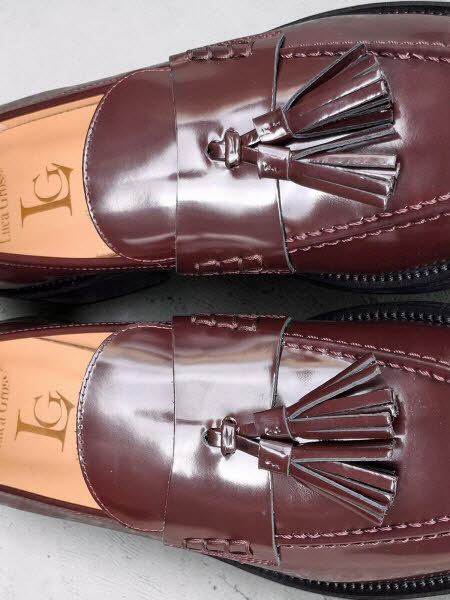 Luca Grossi Loafer/Quaste/bordo