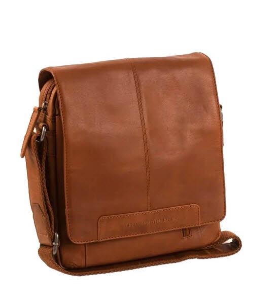 Chesterfield Makorian B.V. Remy Schultertasche Cognac