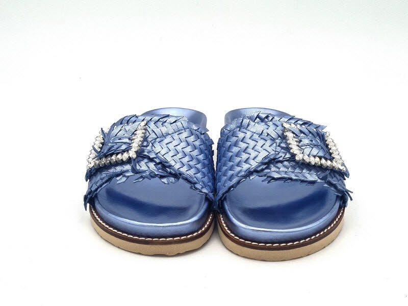 Inuovo Pantoffel Metallic Blue