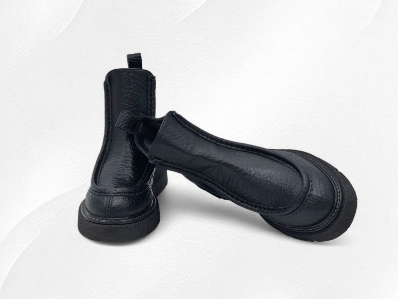 PedroMiralles Stieflette Keil negro