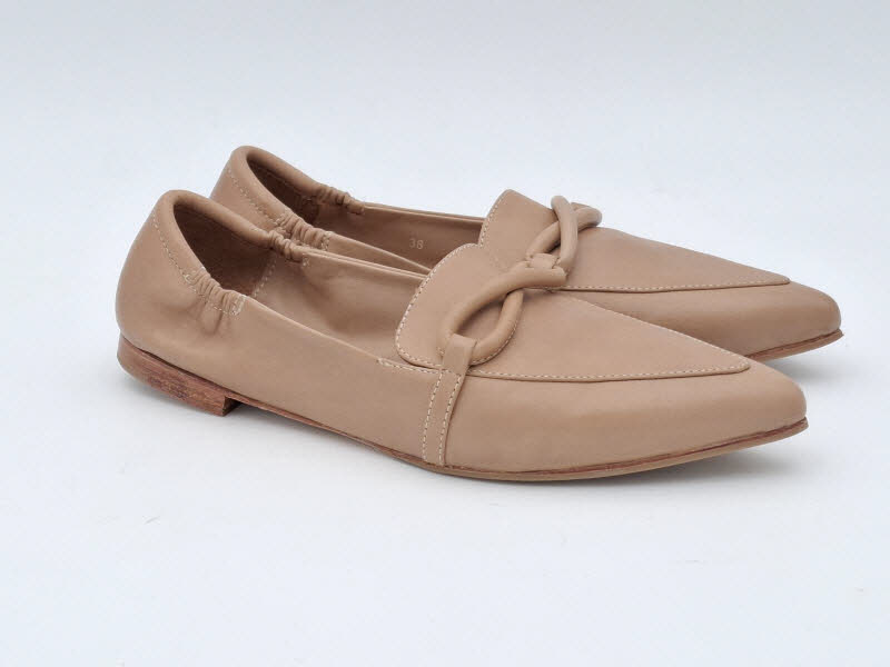 Rebecca White Slipper Wash Nappa Soil