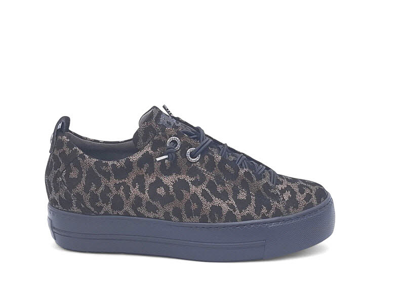 PAUL GREEN Sneaker Glossy Leo Bronze