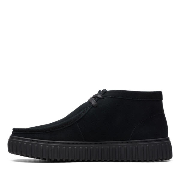 CLARKS Torhill Hi Black Suede